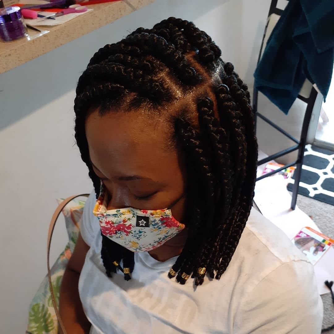 Black Male Braids Hairstyles, Natural boxbraids are definitely one of the  trendier braid styles for black men.